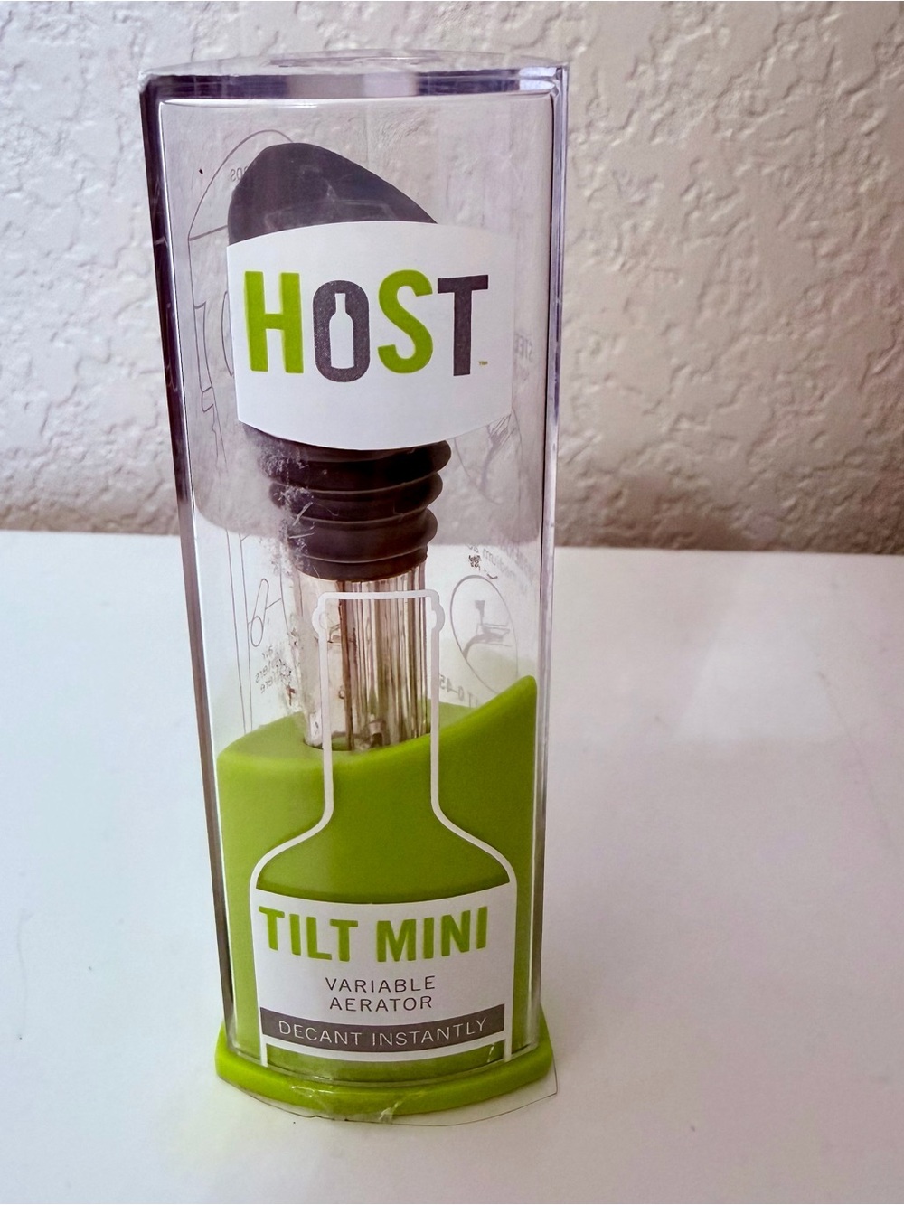 HOST Tilt Mini Wine Aerator Pourer New in Box